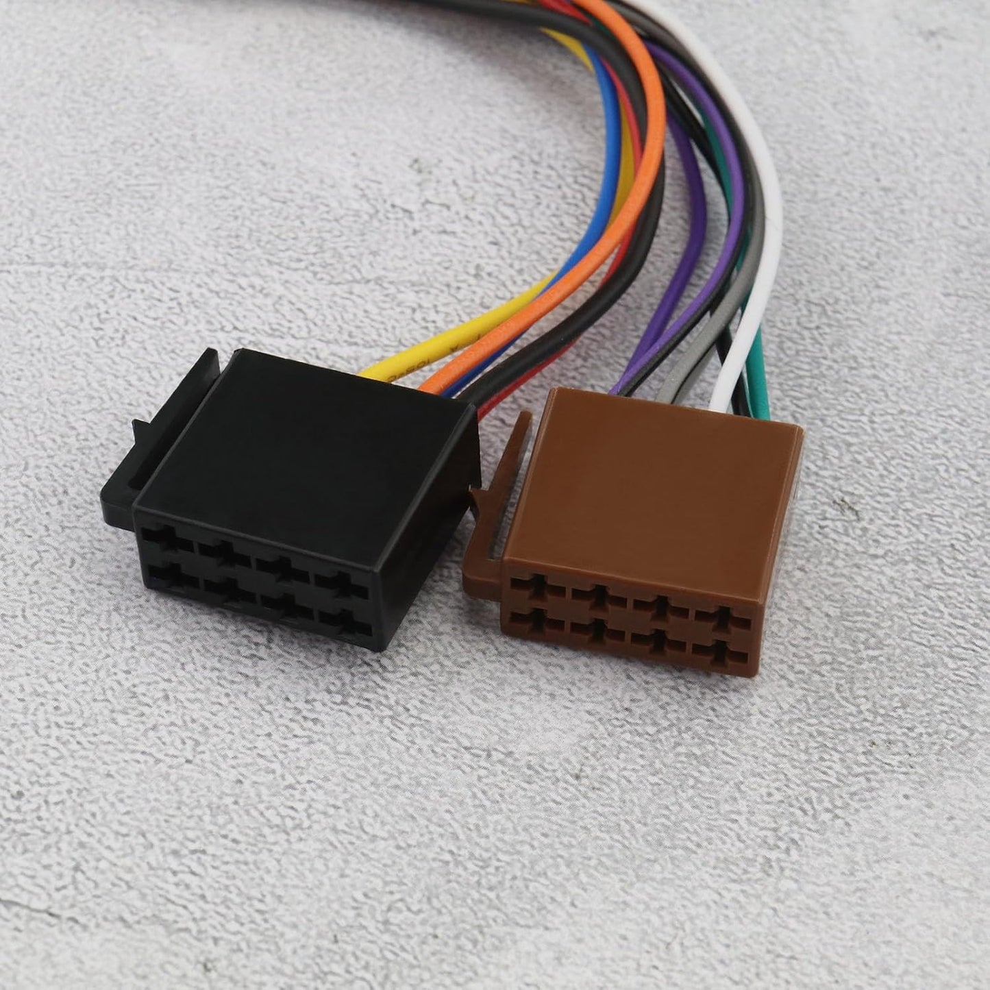ECSiNG 16 Pin Adapter Standard ISO Connector CD Player Radio Stereo Wiring Harness Compatible with Alto Grand Vitara Jimny Kizashi Liana S-Cross Swift SX4