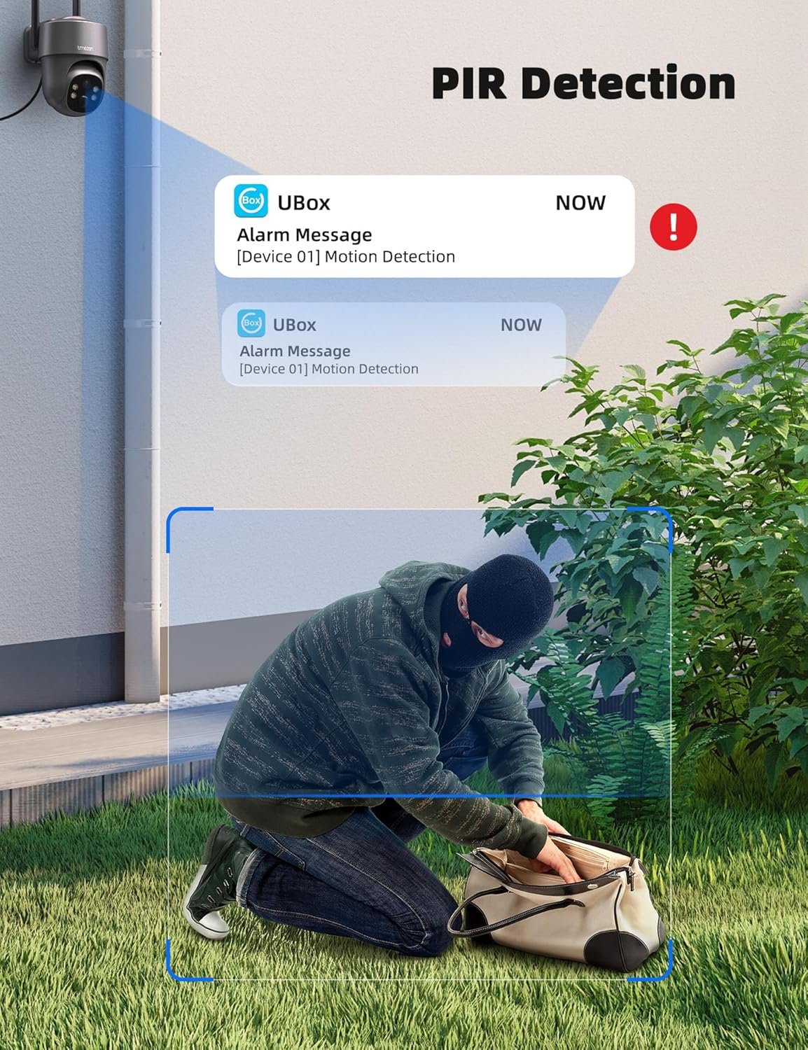 TMEZON 4G LTE Surveillance Security Camera Wireless Outdoor Solar Powered, 2K HD Color Night Vision, Pan Tilt 360Â°View Spotlight, 2-Way Talk, SIM Card & TF Card Included, PIR Motion with Solar Panel