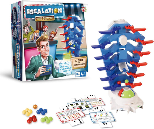 PLAY FUN BY IMC TOYS Escalation The Show Strategic Board and Card Game for Children and Girls +8 Years, Minimum 2 Players, Spanish Edition