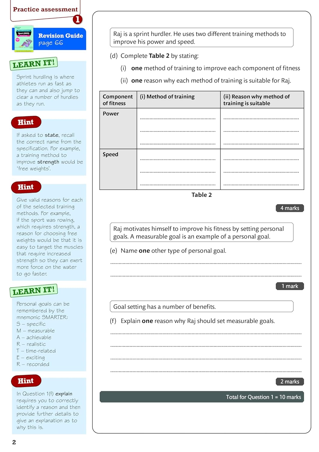 Pearson REVISE BTEC Tech Award Sport Practice Plus - for 2025 and 2026 exams