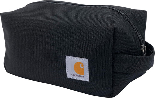 Carhartt Durable Organizer, Pack Travel Essentials W/The Pfas Free Toiletry Bag W/Water Resistance, Travel Kit (Black), One Size, Durable Organizer Bag, Pack Travel Essentials W/The Pfas Free