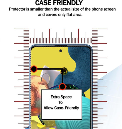 RKINC Screen Protector [4-Pack] for Samsung Galaxy A71 4G / A71 5G / A71 5G UW, Tempered Glass Film Screen Protector, 0.33mm [LifetimeWarranty][Anti-Scratch][Anti-Shatter][Bubble-Free]