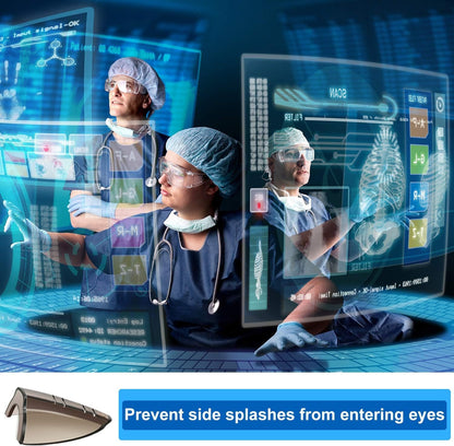 PMELCXD 8 Pairs Eye Glasses Side Shields Safety Eye Glasses Side Shields Slip Clear Flexible Slip On Shield Fits Small Medium Eyeglasses Added More Protection on Safety Glasses (Transparent and Black)
