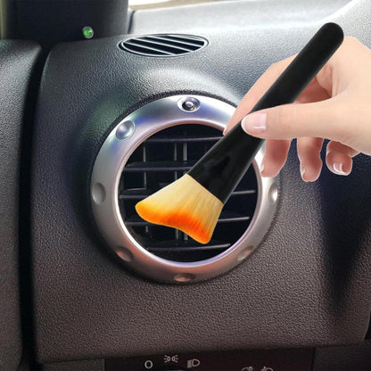 Car Dust Brush, Soft Detailing Brush, Dash and Interior Crevice Cleaner, Air Vent Scrubber, Multi-Purpose Vehicle Cleaning Tool, Made of Pp Fluff Material, 1.77in/6.3in