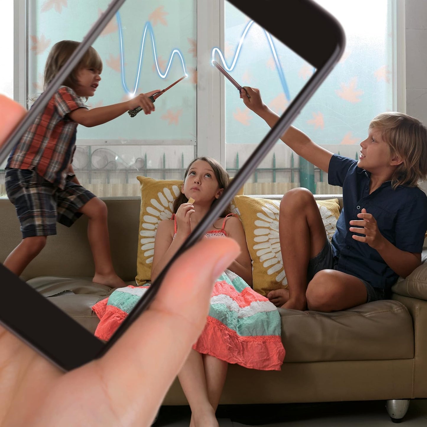 WOW! STUFF Harry Potter Lumos Wand 7' Light-Up, Official Wizarding World Gifts, Toys And Collectables, Role Play or Dress-up Costume Accessory for Fans, Girls And Boys, Ages 3+ to Adult