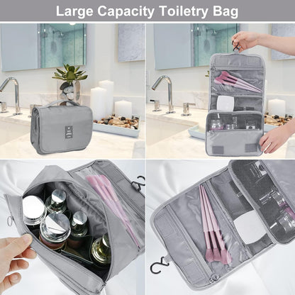 TAMOWA Organizer Suitcases Set of 9, Travel Cube Packing Cubes, Cosmetics Clothing Underwear Footwear Organizers Sacks Storage Suitcase Set, grey