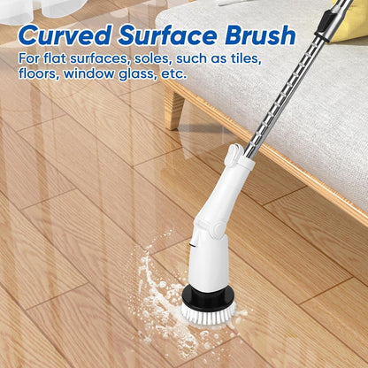 10-in-1 Electric Spin Scrubber Replaceable Brush Heads Set, Universal Electric Scrub Brush Heads for All Brands, Spin Brush Heads for Shower Scrubber, Electric Cleaning Brush for Bathroom Floor Tile