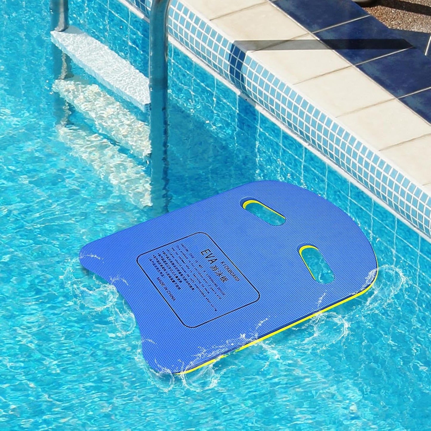 U-Shape Swimming Board, Safety Training Device, 17.72x11.42in Non-Slip Flotation Equipment, Water Exercise Fitness Gear, Swim Learning Aid for Beach and Pool Workout Tool