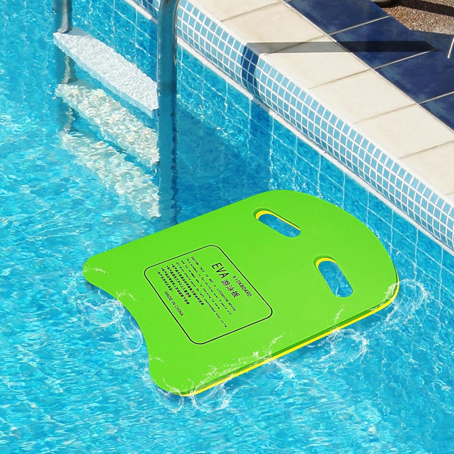 U-Shape Swimming Board, Safety Training Device, 17,72 x 11,42 in Non Slip Flotation Equipment, Water Exercise Fitness Gear, Swim Learning Aid for Beach and Pool Workout Tool