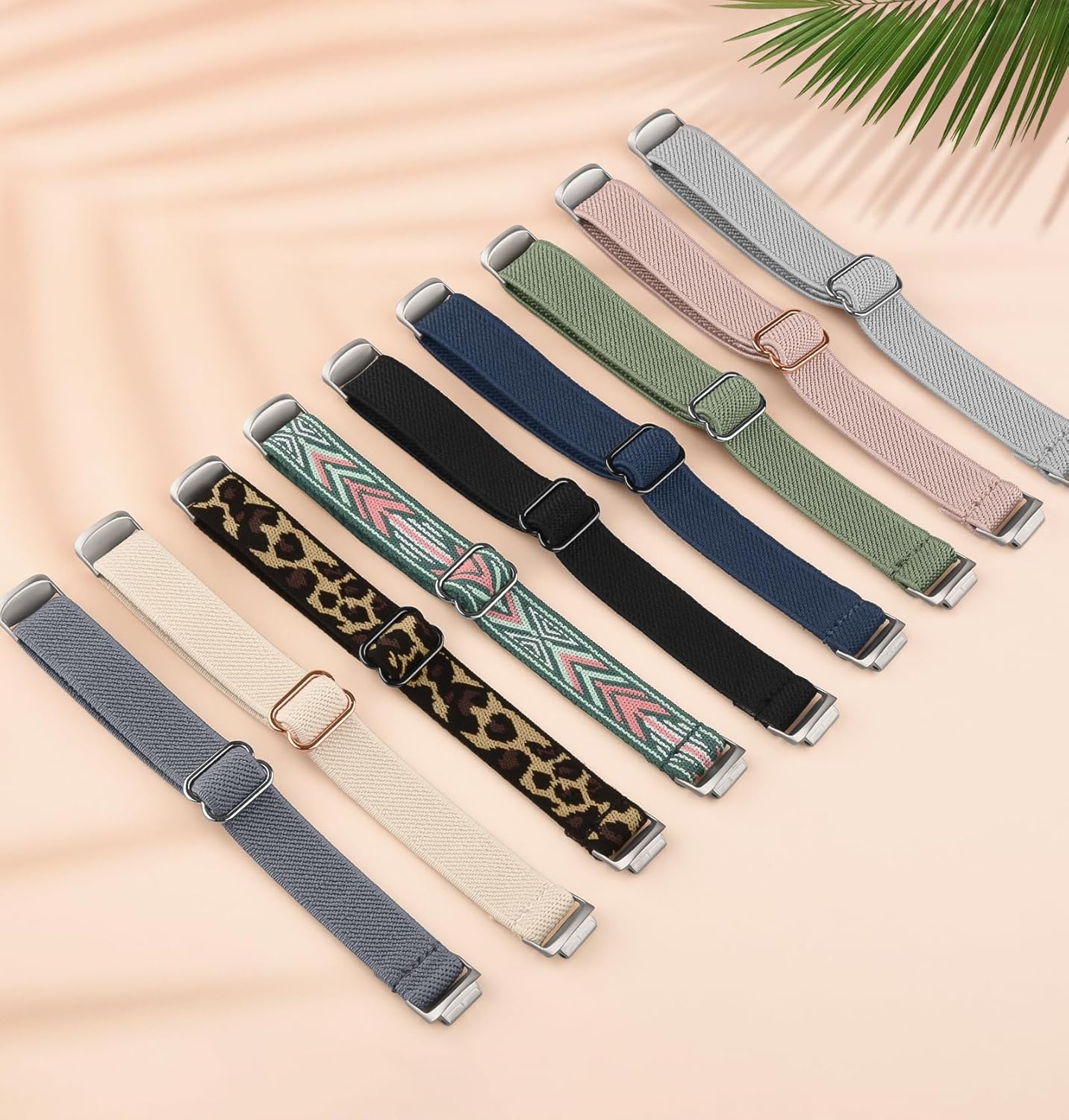 3-Pack Elastic Bands for Fitbit Inspire 3 / Inspire 2 / Inspire/Inspire HR Bands Women Men, Soft Loop Stretchy Straps Replacement Wristband for Fitbit Inspire Fitness Tracker