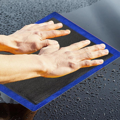 Générique Clays Towel Auto-Detailing, Clay Rag for Car Detailing 2 Sided, Auto Cleaning Accessories, Auto Detailings Alternative Mitt for Motorcycle, Bicycles, Car, 12 x 12 Inches
