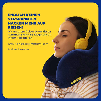 Travel Blue Tranquillity Aeroplane Neck Pillow, Memory Foam Pillow with Wide Fit, Ergonomic for Optimal Comfort Travel Pillow, Aeroplane for Relaxed, Pressure-free Travel, Lightweight Neck Pillow