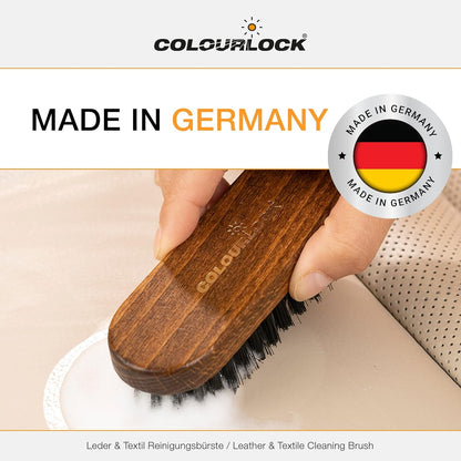 COLOURLOCK Leather & Textile Cleaning Brush for Car Interiors, Alcantara Car Seats And Leather Furniture Upholstery By COLOURLOCK