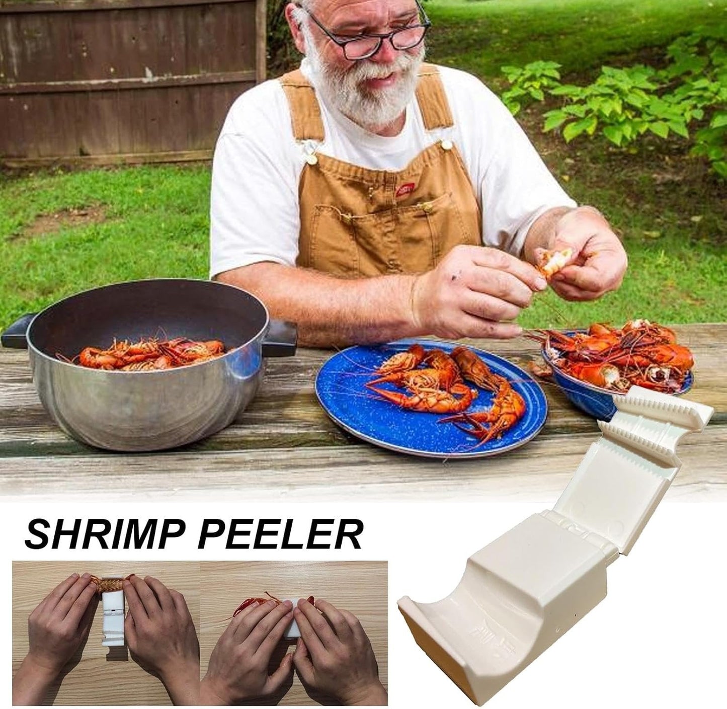 Multifunctional Kitchen Peeler, Shrimp Peeler Kitchen Gadget 2024 New, Shrimp Shrimp Deveiner Shrimp Tool