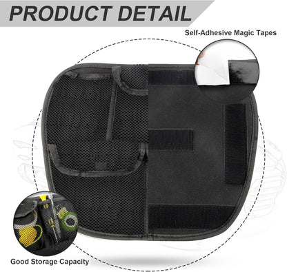 Front Trunk Lid Organizer Fit for Can Am Spyder F3 F3S F3T F3L 2015-2025 Removable 5 Mesh Pocket Luggage Storage Bag (Black)