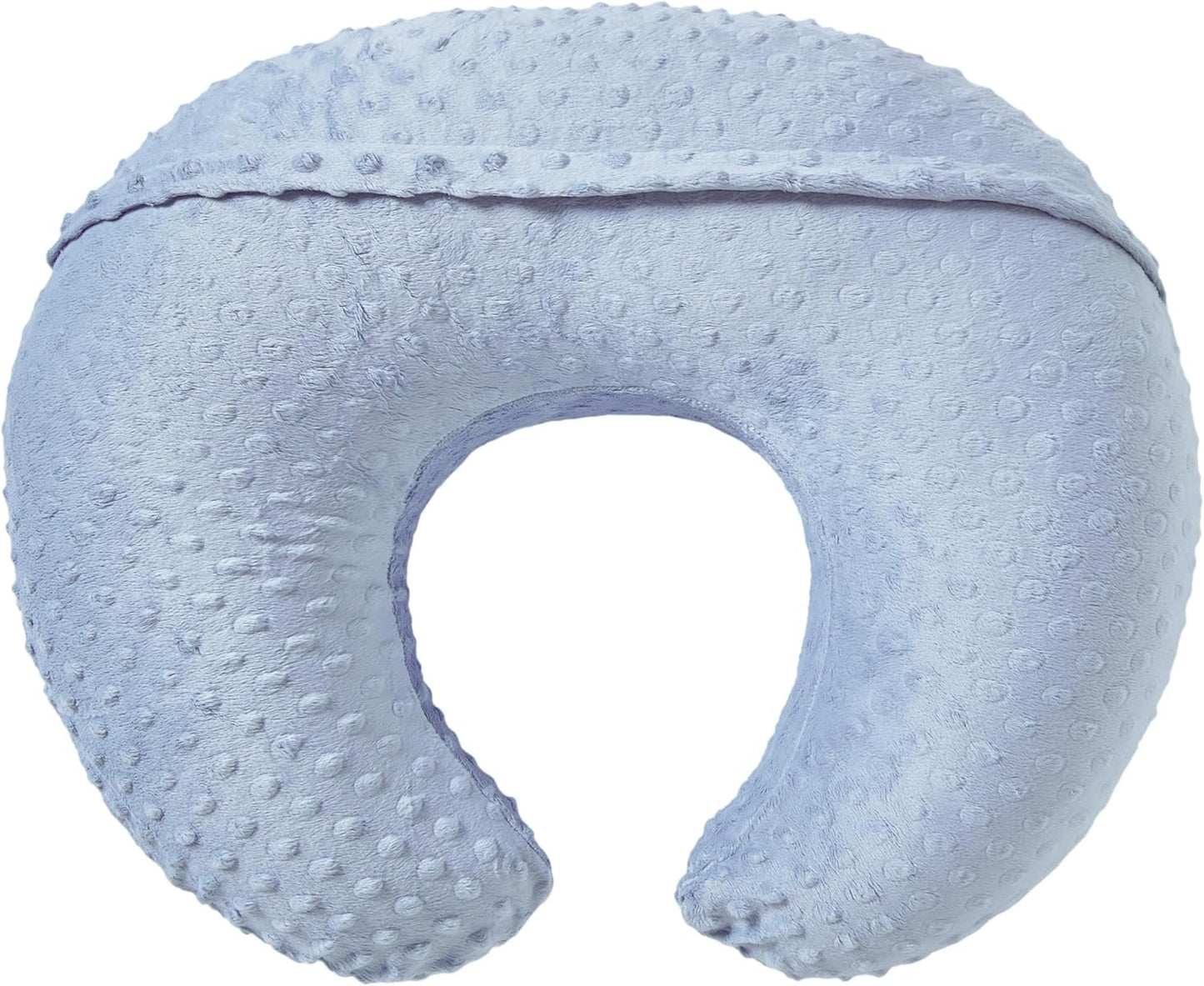 ESEN Nursing Pillow and Body Positioner for Breast Feeding and Bottle Feeding, Ultra Soft Baby Breastfeeding Pillows with Removable Nursing Pillow Cover for More Support for Mom and Baby (Blue)