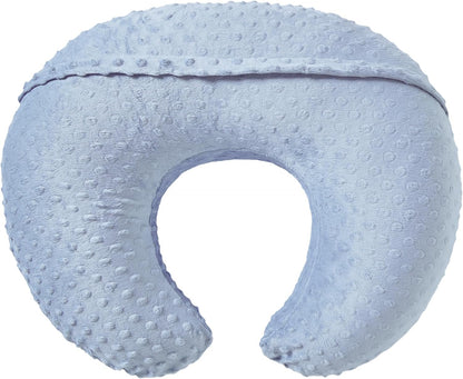 ESEN Nursing Pillow and Body Positioner for Breast Feeding and Bottle Feeding, Ultra Soft Baby Breastfeeding Pillows with Removable Nursing Pillow Cover for More Support for Mom and Baby (Blue)