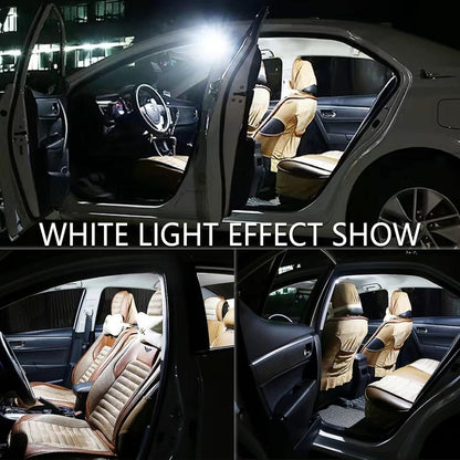 20PCS Car Interior Lights - Soft Bright White 6500K LED Bulbs - Automotive Replacement Lighting Products for Dome Map Reading Trunk Courtesy License Plate Lights(White)