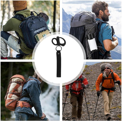 Quick Release Clip Shackle, Firefighter Rigging Tool, 6.3x4.72x0.79 Inches Marine Grade Stainless Steel 316 Buckle, Buckle Fire Rescue Gear for Safety, and Outdoor