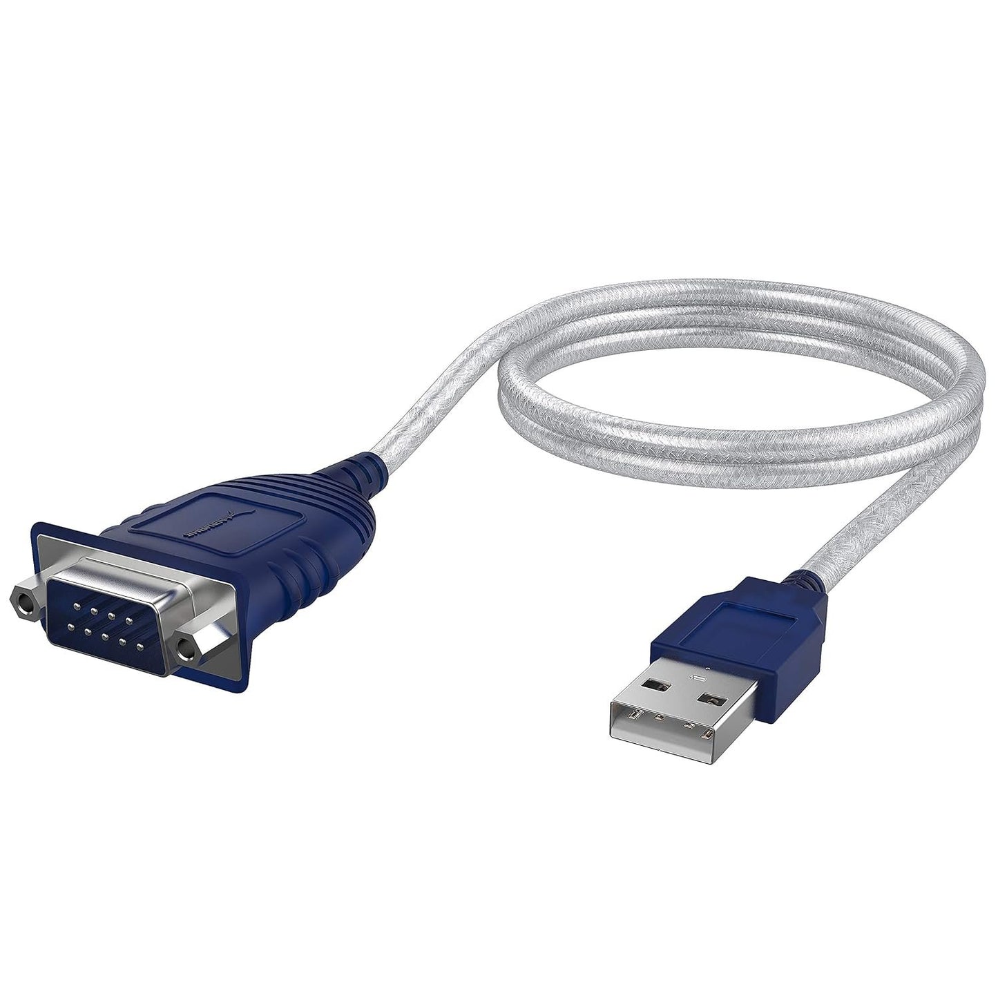 USB Serial Cable, USB to RS232 DB9 Converter Cable, Compatible with routers, switches, CNC Machines, PLCs, Printers, Surveillance Cameras, Barcode scanners, ECG Machines etc. (Chipset PL2303, 30cm)