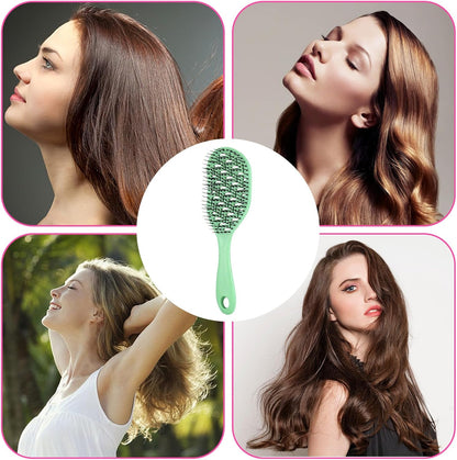 Hair Brush for Men, Paddle Brush Scalp Massager, Cleaning Comb Accessory, 9.4x2.8x1.2 inches Styling Tool, Sturdy Grooming Kit Hotel, College Dorm, Vacation, and Travel Use