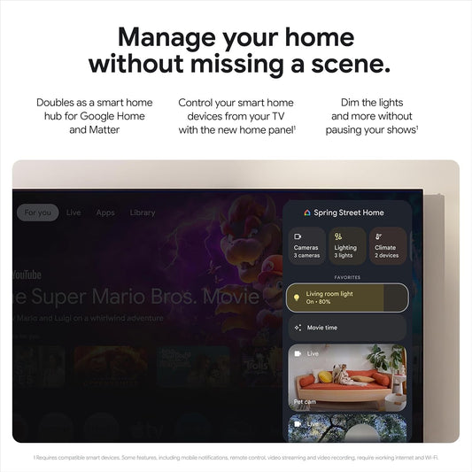 Google TV Streamer (4K) - Fast Streaming Entertainment With Voice Search Remote - Watch Movies, Shows, Live TV, and Netflix in 4K HDR - Smart Home Control - 32 GB Storage - Porcelain