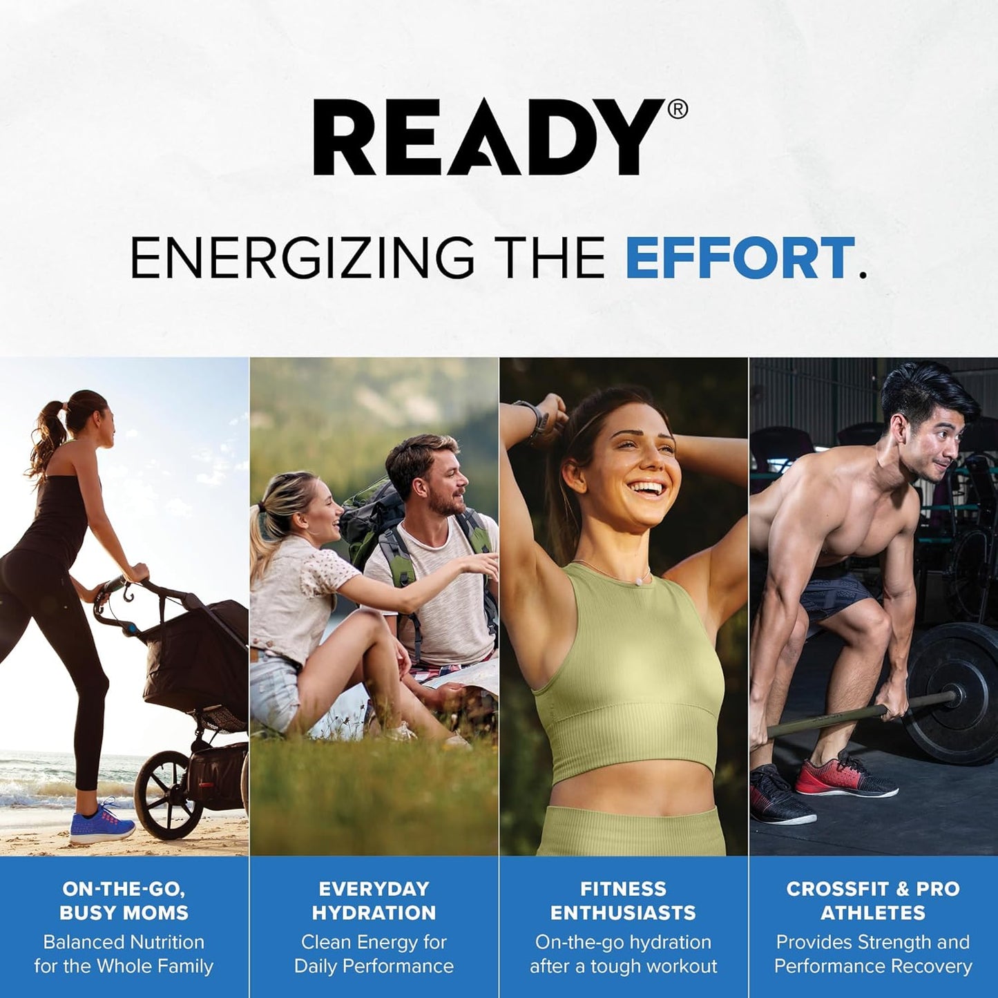 Ready® Protein Water – 20g Whey Protein Isolate, Zero Sugar, Low-Calorie Sports Drink for Hydration & Recovery – Electrolytes, Essential Amino Acids – Lemon Ice, 16.9 fl oz Bottles (12-Pack)