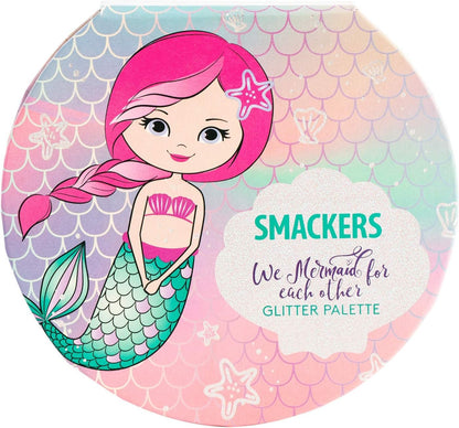Lip Smacker Sparkle & Shine Eyeshadow Makeup Palette, Mermaid Palette Shimmer | Christmas Make Up Collection | Holiday Present | Gift for Girls