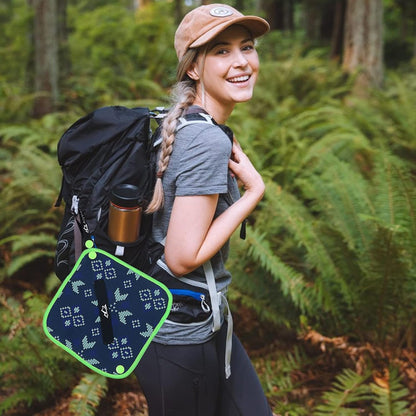 Alytree 2PCS Pee Cloth Silver Infused for Women Hiking, Pee Rag,Reusable Toilet Paper,Hygienic Female Urination Solution for Camping and Travel