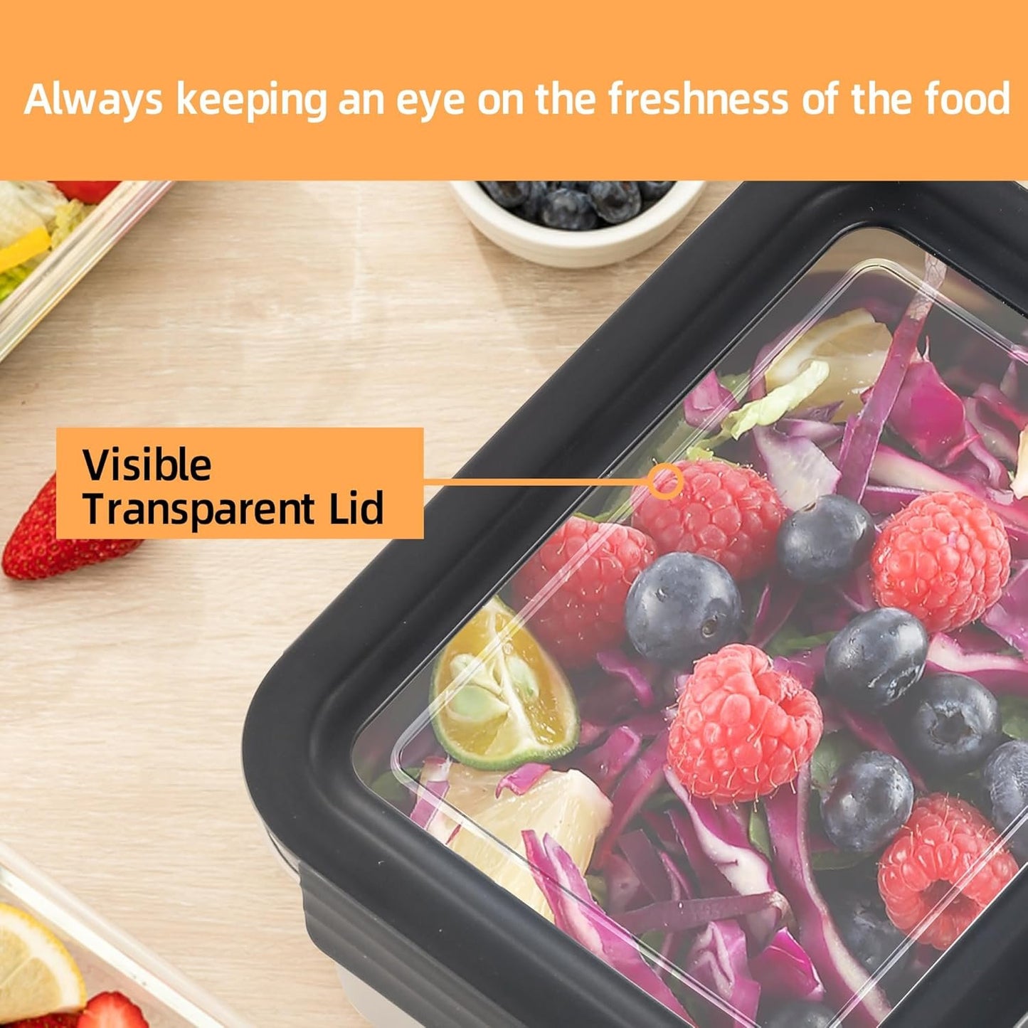Misichao Stainless Steel Food Storage Containers with Lids - Stackable Meal Prep Food Containers for Kitchen & Pantry, Leakproof, Reusable Metal Bento Lunch Box (450ml+1100ml+2500ml)