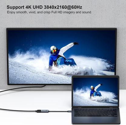 BENFEI Mini DisplayPort(Thunderbolt) to HDMI Adapter 4K@60Hz, Compatible with MacBook Air 2010-2017, MacBook Pro 2010-2015,Mac Mini 2010-2014, Surface pro 1/2/3/4[Aluminium Shell&Nylon Cable]