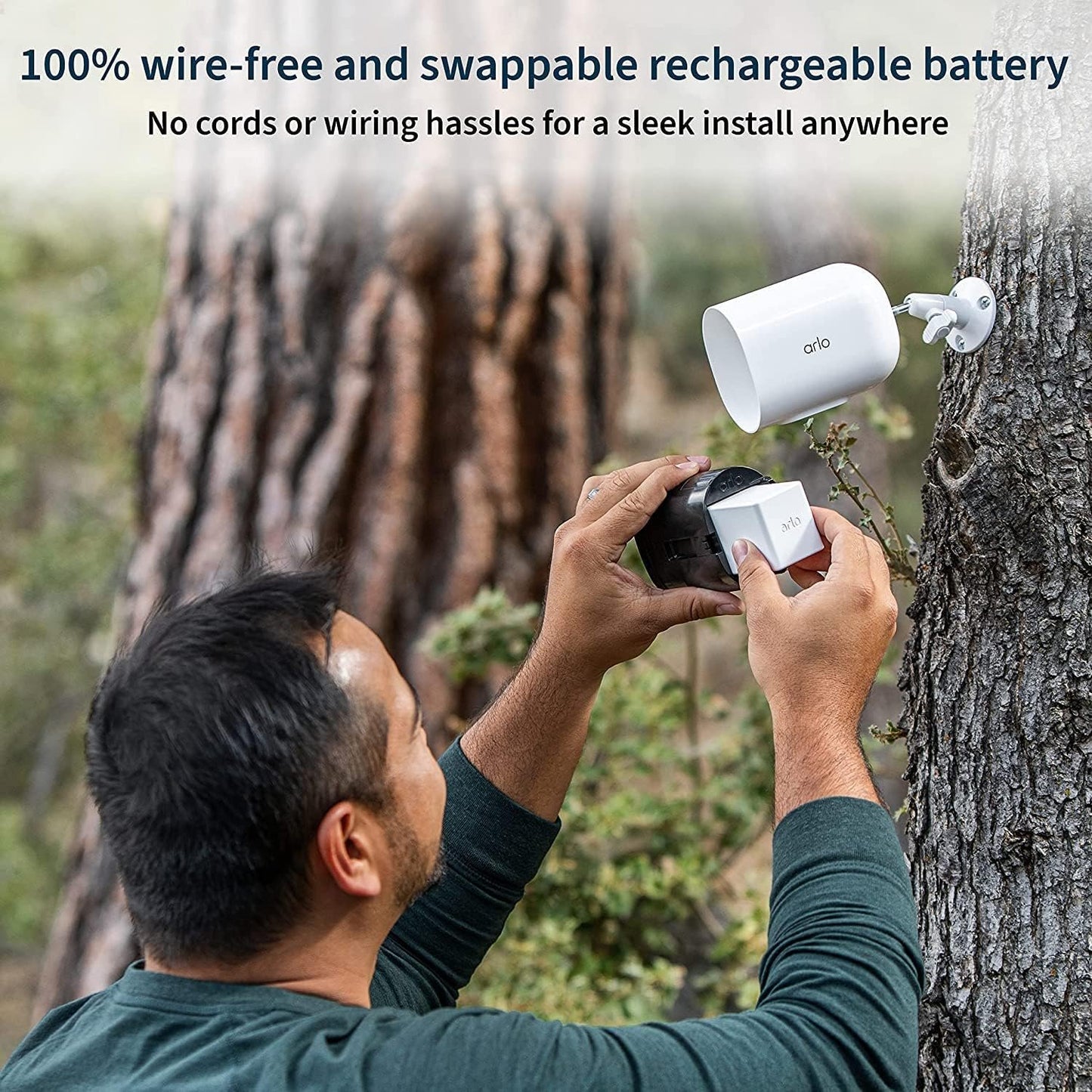 Arlo Go 2 LTE or Wi-Fi Spotlight Camera, Cellular Security Camera, No Wi-Fi Needed, Requires SIM Card and Service Plan Not Included, Outdoor Camera, Night Vision - VML2030â€‹