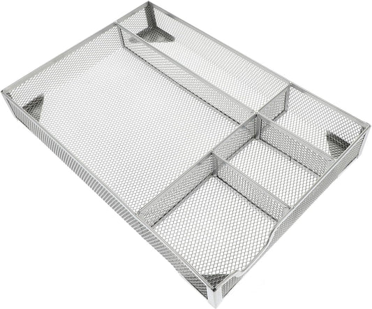 COHEALI Metal File Organizer for Office Capacity Mesh Magazine Holder Versatile Document Storage Basket for Folders Notebooks Mail for Home and Workspace Organization