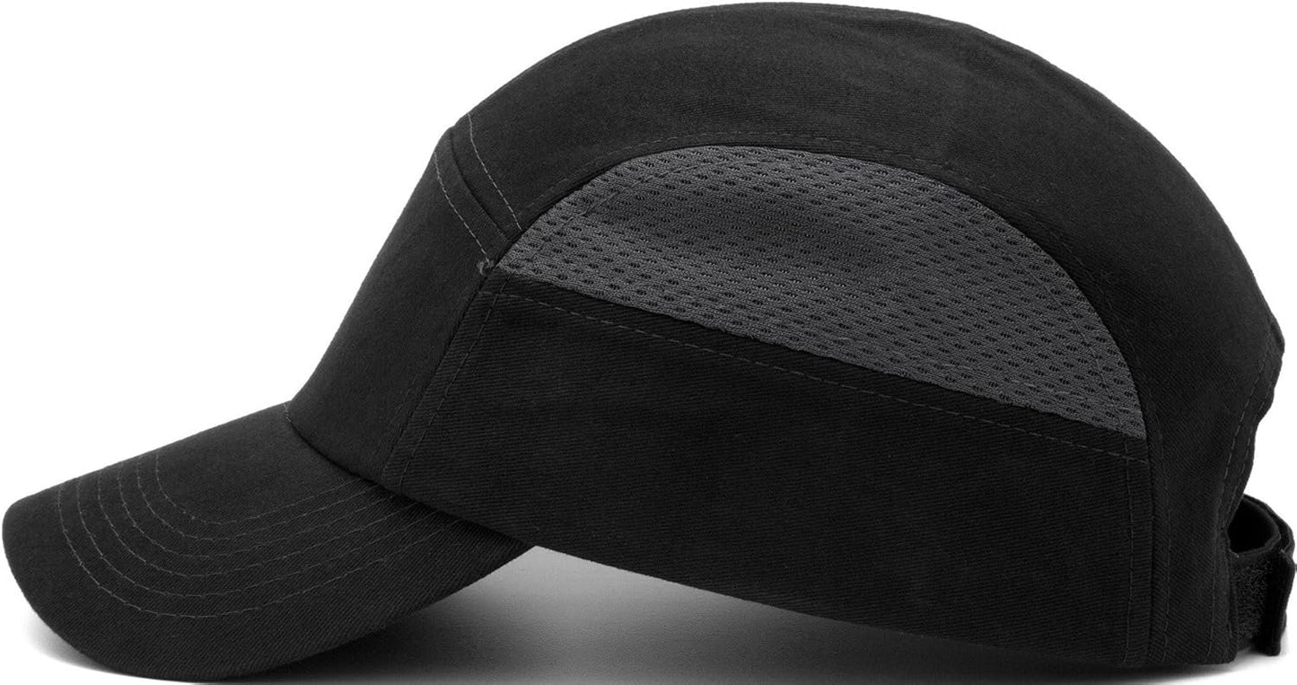 Pyramex Safety HP50011 HP500 Baseball Bump Cap, Black & Gray