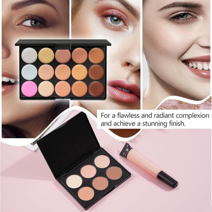 Makeup Kit For Women Full Kit Makeup Kit For Girls Gift Includes Sponge Eyeshadow Lip gloss Set Concealer Eyeliner Eyebrow Makeup Bag
