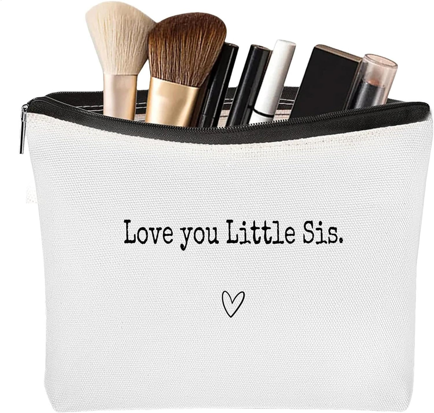 Toiletry Bag Travel Bag - Best Sister Ever Toiletry Bag, Large Organizer Sister | Funny Christmas Birthday, Large Portable Travel Toiletries Hygiene Bag for Accessories Shampoo Toiletries, Love You