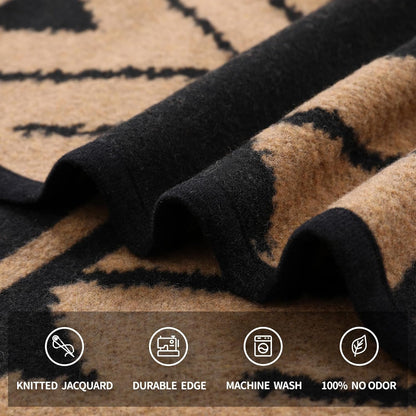 ACUSHLA Merino Wool Camp Blanket - Warm, Thick, Washable, Large Throw Great for Outdoor Camping All Seasons Suitable Sierra Khaki 79'' x63'' 3.8lbs