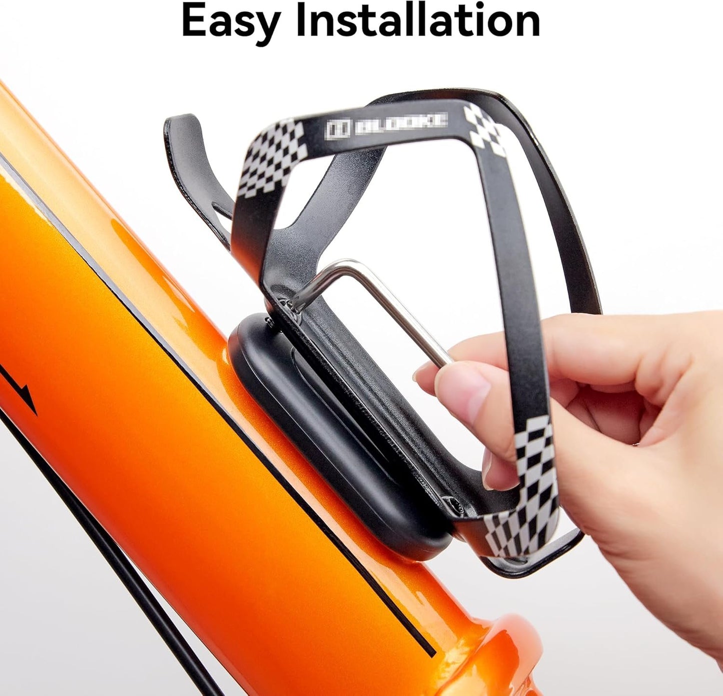 GOCII SmartTag2 Bike Mount, Waterproof Bike GPS Tracker Case for Galaxy Smart tag2, Hidden Under Bottle Cage (1 Pack-Black)
