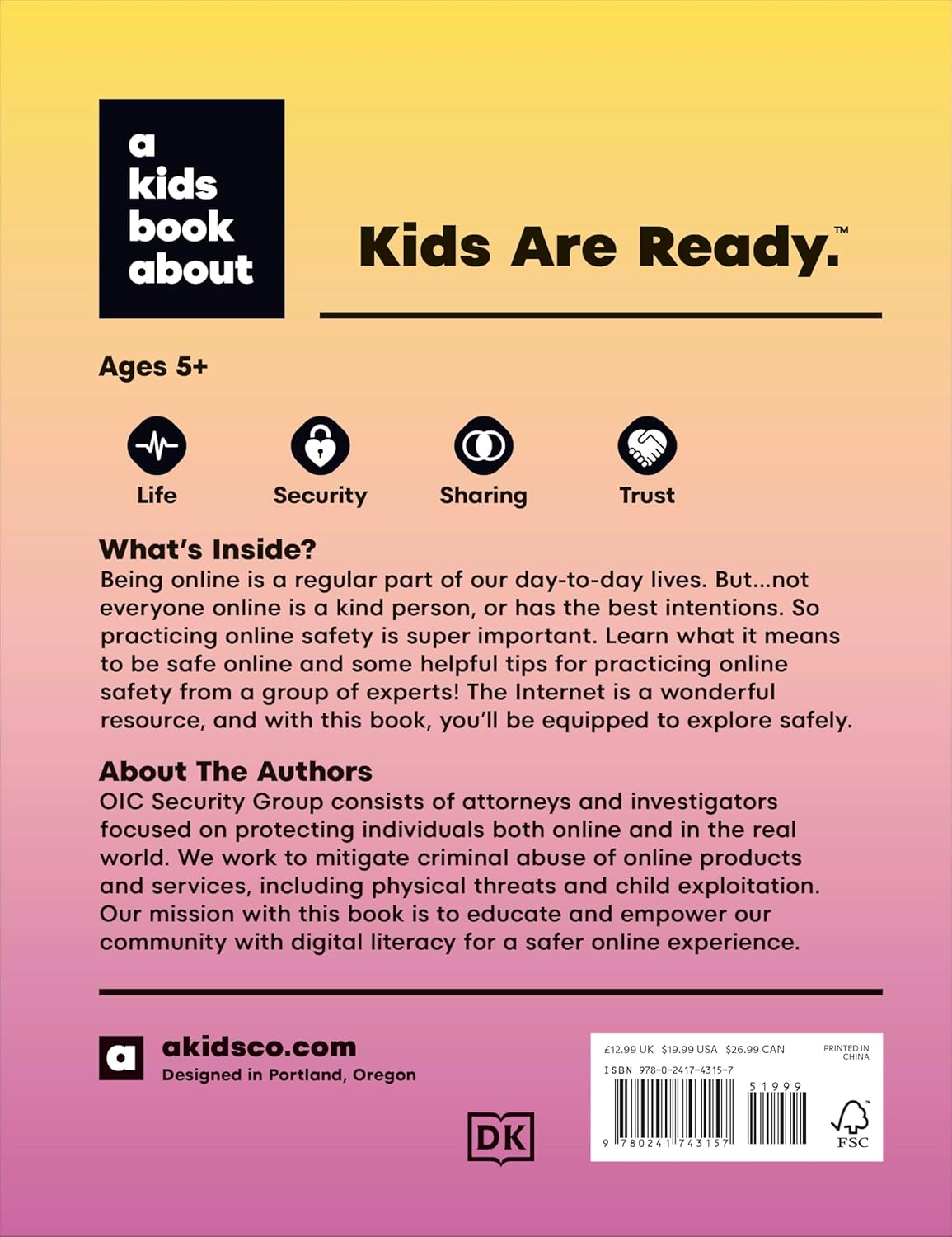 A Kids Book about Online Safety