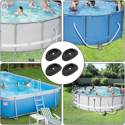 Pool Leg End Caps - Vertical Leg Replacement Frame Parts Cap | Stable Pool Vertical End Cap | Ground Swimming Replacement Parts