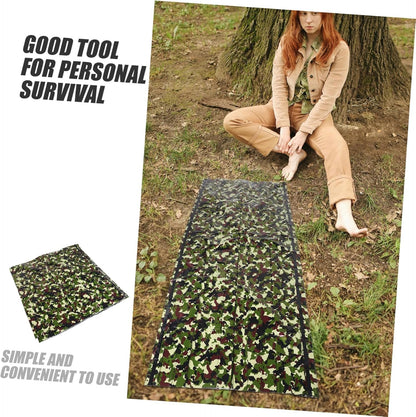 BESPORTBLE Emergency Tent Camping Sleeping Bags SUV Awning Disaster Prevention and Shelter Age Earthquake Emergency Kit Fire Suppression Blanket Thermal Blankets Survival Pe Silver