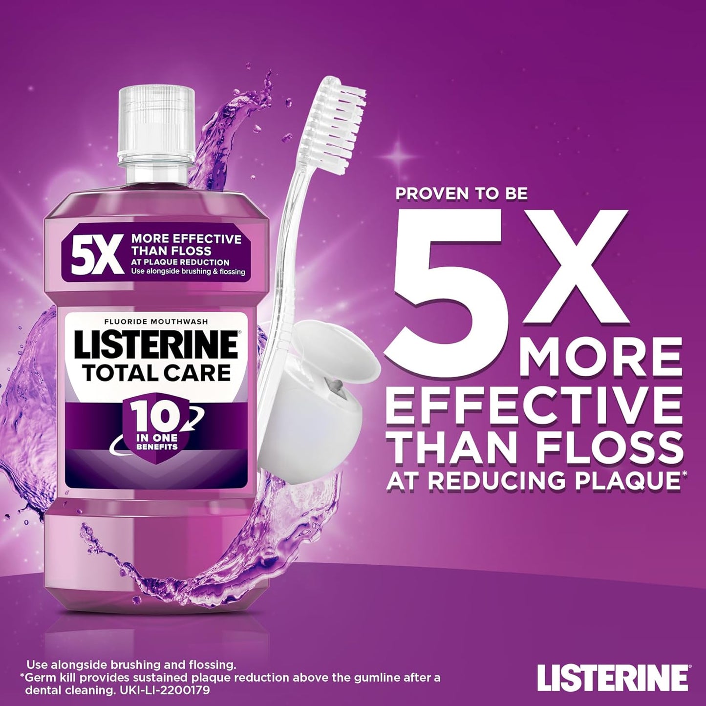 Listerine Total Care 6 in 1 Mouthwash 1000ml
