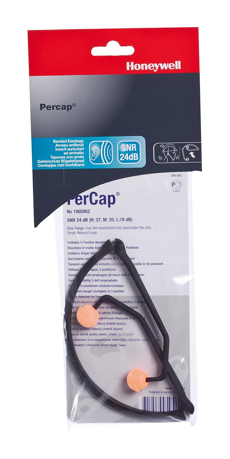 Honeywell Howard Leight 1030274 Folding Band Carded Percap