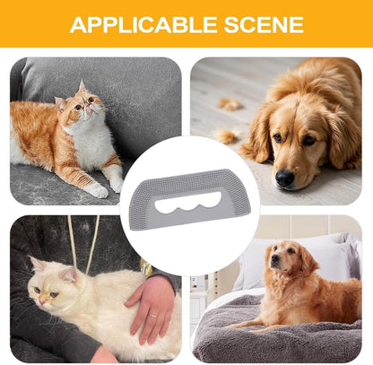 Pet Hair Remover Tool, Reusable Rubber Sheet for Lint and Removal, Rubber, Compact Cleaning Accessory for Car Interior, Carpet, Couch, Rug, Upholstery and Furniture Detailing, 13x5.6x0.5cm