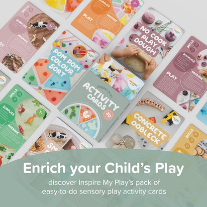 Inspire My Play - Tuff Tray with Lid - Montessori Toys for Toddlers - Learning & Education Toys - Developmental Sensory Toys for Disabled Children - Perfect for Water and Sand