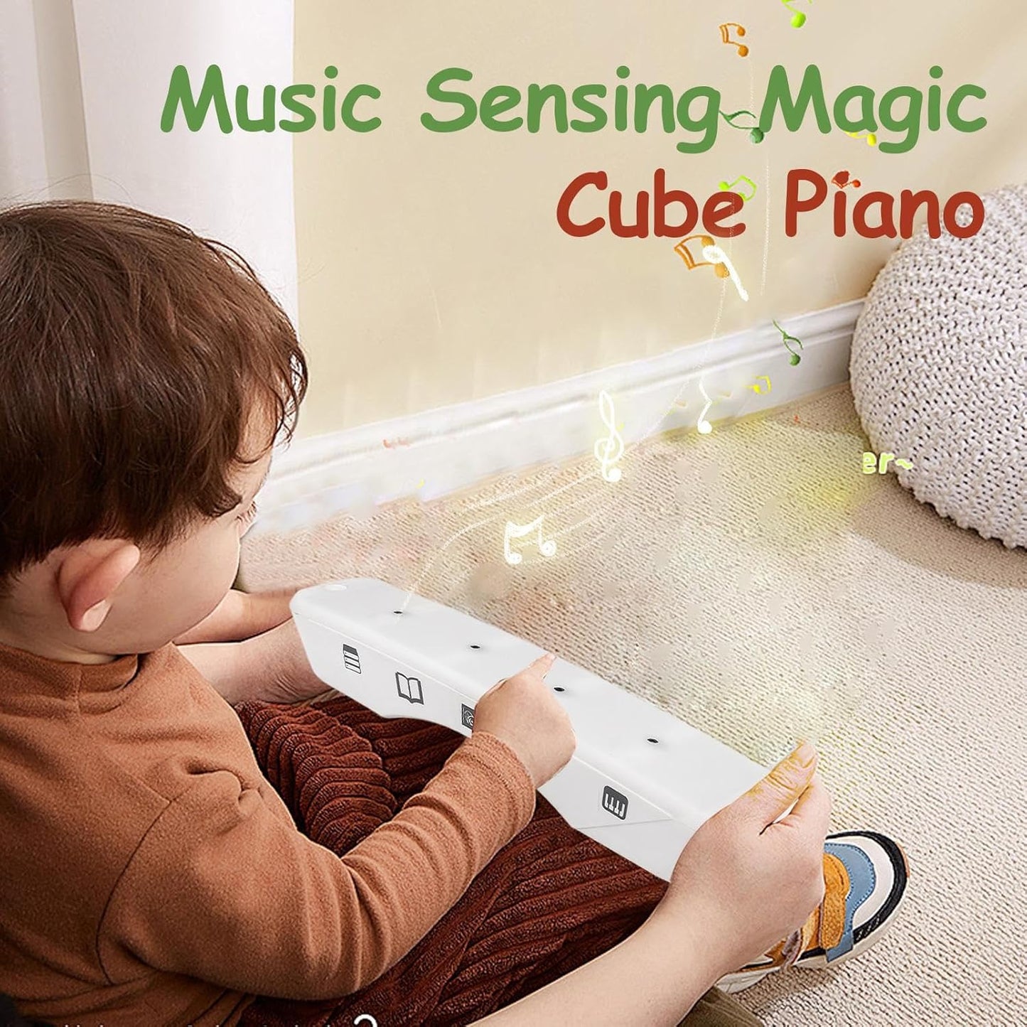 Flashing Light Toy, Gesture Sensing Game, 12,01 x 2,76 x 2,17 pollici, Brain Puzzle Play, Interactive Learning Device, STEM Fun, Cool Stress Relief, ABS Build, for Kids Girls Boys Use