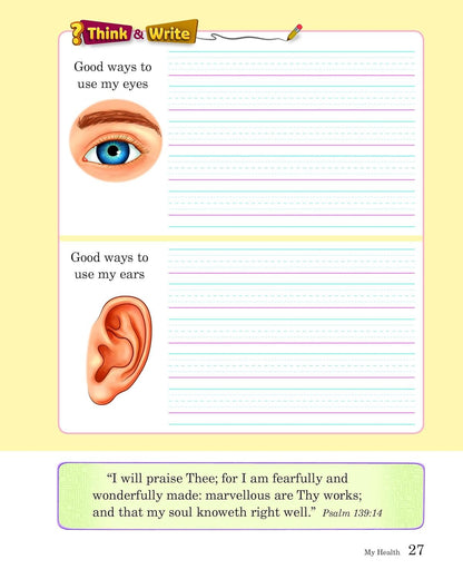 Health, Safety, and Manners - abeka 1st grade third edition