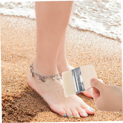 Mobestech Portatile per Rimozione Sabbia per Spiaggia Sport e Attività con Setole Morbide per Pulizia Delicata su Piedi e Corpo Accessorio per Relax e Beach Volley
