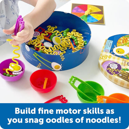 Learning Resources Noodle Knockout! Fine Motor Game,Fine Motor Skills Toys, 67 Pieces, Ages 4+