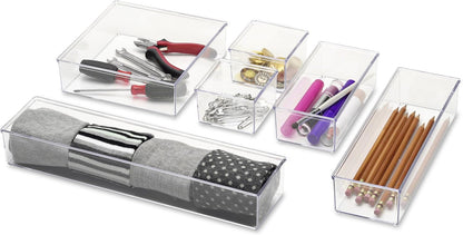 Whitmor Drawer Organizers, S/6